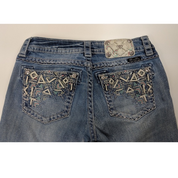 Women's Miss Me cropped jeans size 28 - Picture 6 of 7